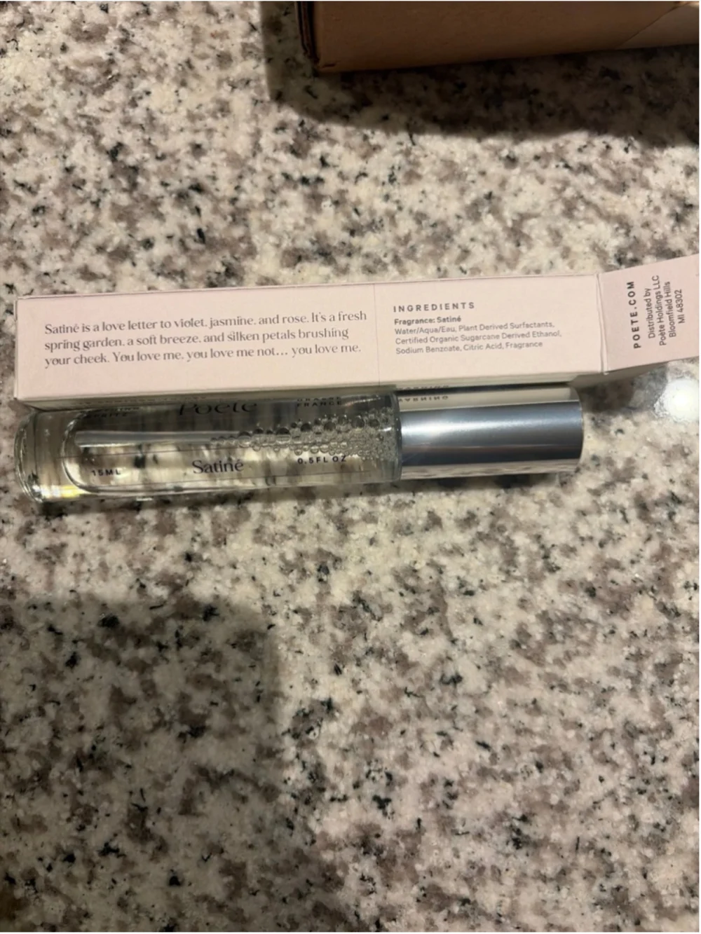 Poète Clothing Spritz™ (Travel Size 15ml) Satine